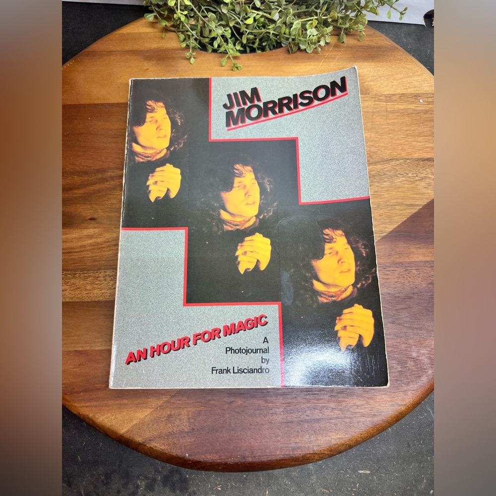 Jim Morrison: An Hour for Magic Paperback 1st Edition 1982 by Frank Lisciandro